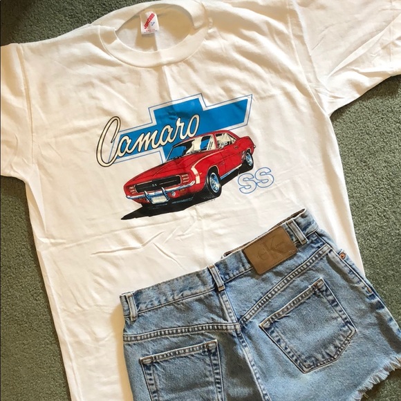Jerzees Tops - 🏷 vintage retro Camaro car graphic t-shirt